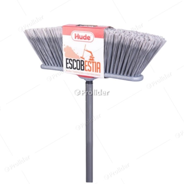 Escoba de Plástico Hude Escobestia Ancho 44 cm Plomo