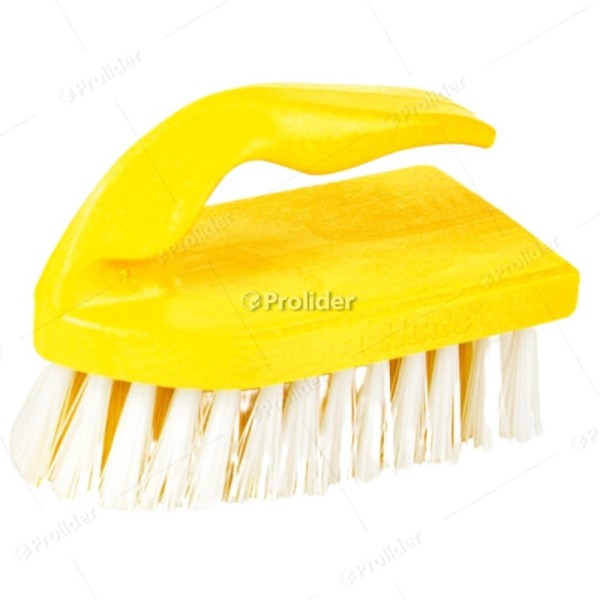 Escobilla de Plástico Hude Planchita con Asa Amarillo