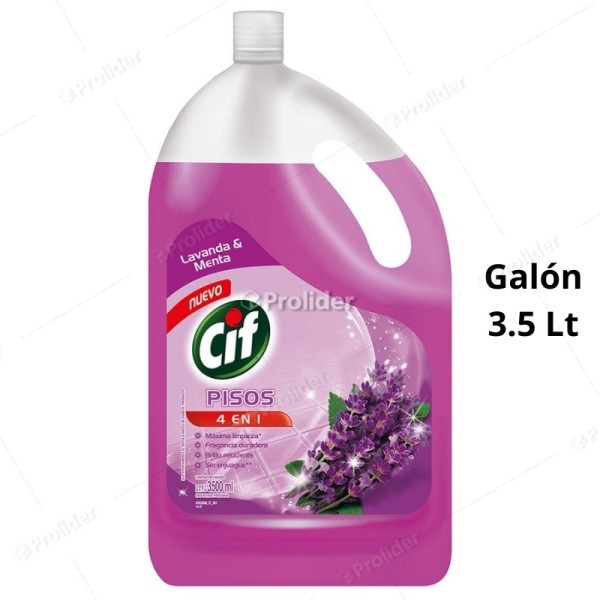 Limpiatodo Cif Galón 3.5 Litros Lavanda Y Menta