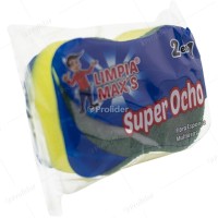Esponja Doble Uso Limpiamax 2 en 1 super ocho
