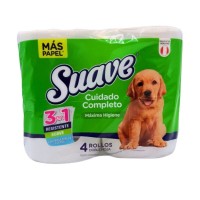 Papel Higienico Domestico Suave Etiqueta Verde Paquete X 4 Rollos