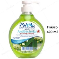 Jabón Líquido Aval Antibacterial Frasco 400 ml Eucalipto