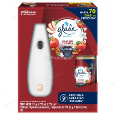Ambientador Automático Glade Completo Manzana Y Canela