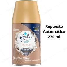 Repuesto Ambientador Automático Glade 270 ml Abrazos de Vainilla