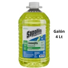 Lavavajilla Liquida Sapolio Galón 4 Litros Limón