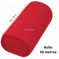 Fardo de Franela Genérico 50 Metros Rojo