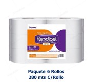 Papeles Higiénicos Jumbo de 280 a 350 metros